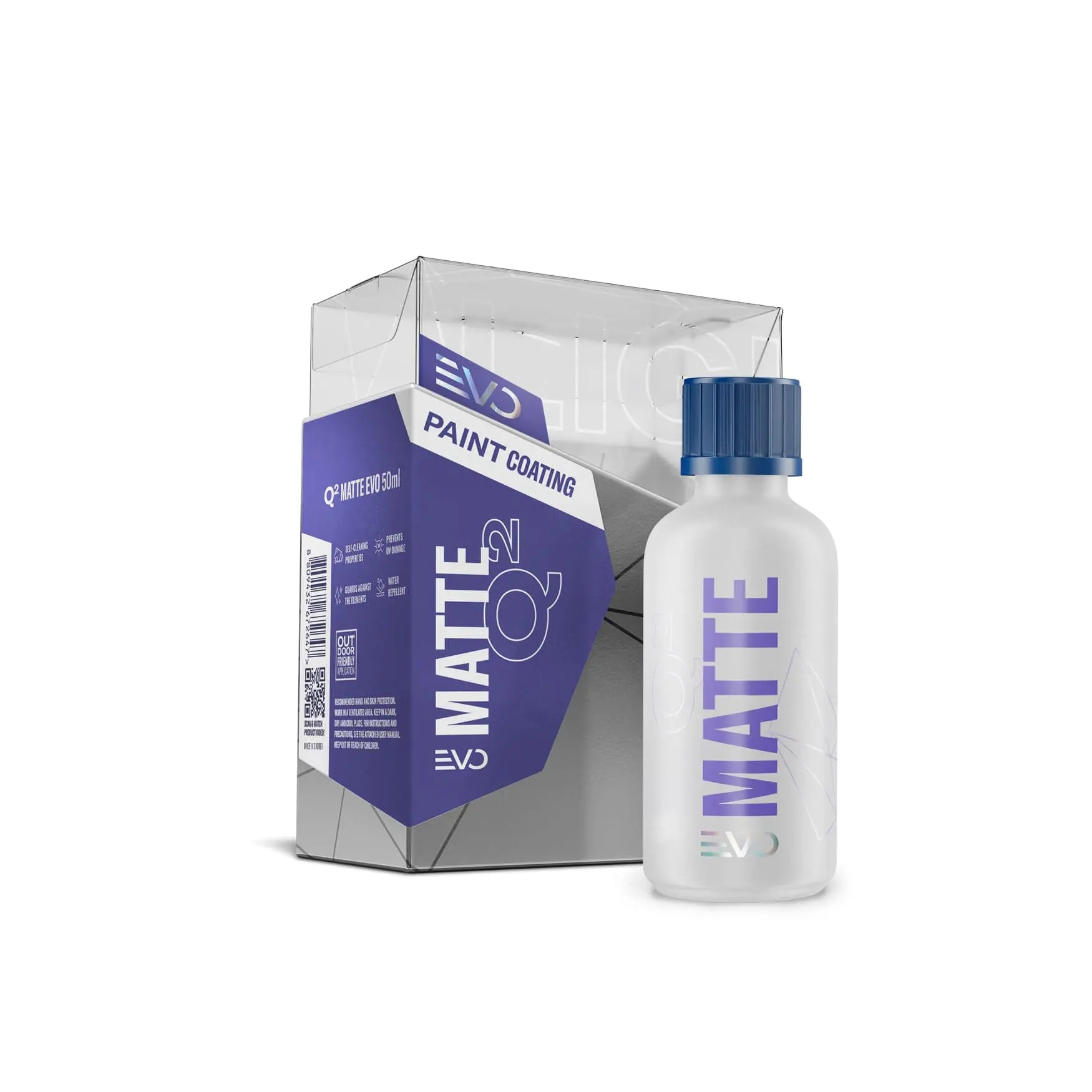 GYEON Matte EVO DIY Ceramic Coating - Formulated for Matte/Satin Cars, 1-Layer Coat for Automotive PPF/Vinyl, Does Not Add Gloss, Enhances Color Richness