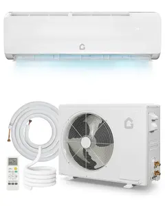 9000 BTU Mini Split Air Conditioner,19 SEER2 Ductless Inverter AC w/ 230V, Cool Up to 450 Sq. Ft with Heat Pump System,White