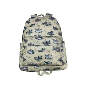 BA0198-hunting mallard ducks unisex backpack