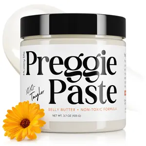 Taylor's Baby Essentials - Preggie Paste Belly Butter & Pregnancy Must Haves - Moisturizing Belly Firming Cream with Manuka Honey & Vitamin E - Hydrating & Nourishing Body Butter for Women (3.7oz)
