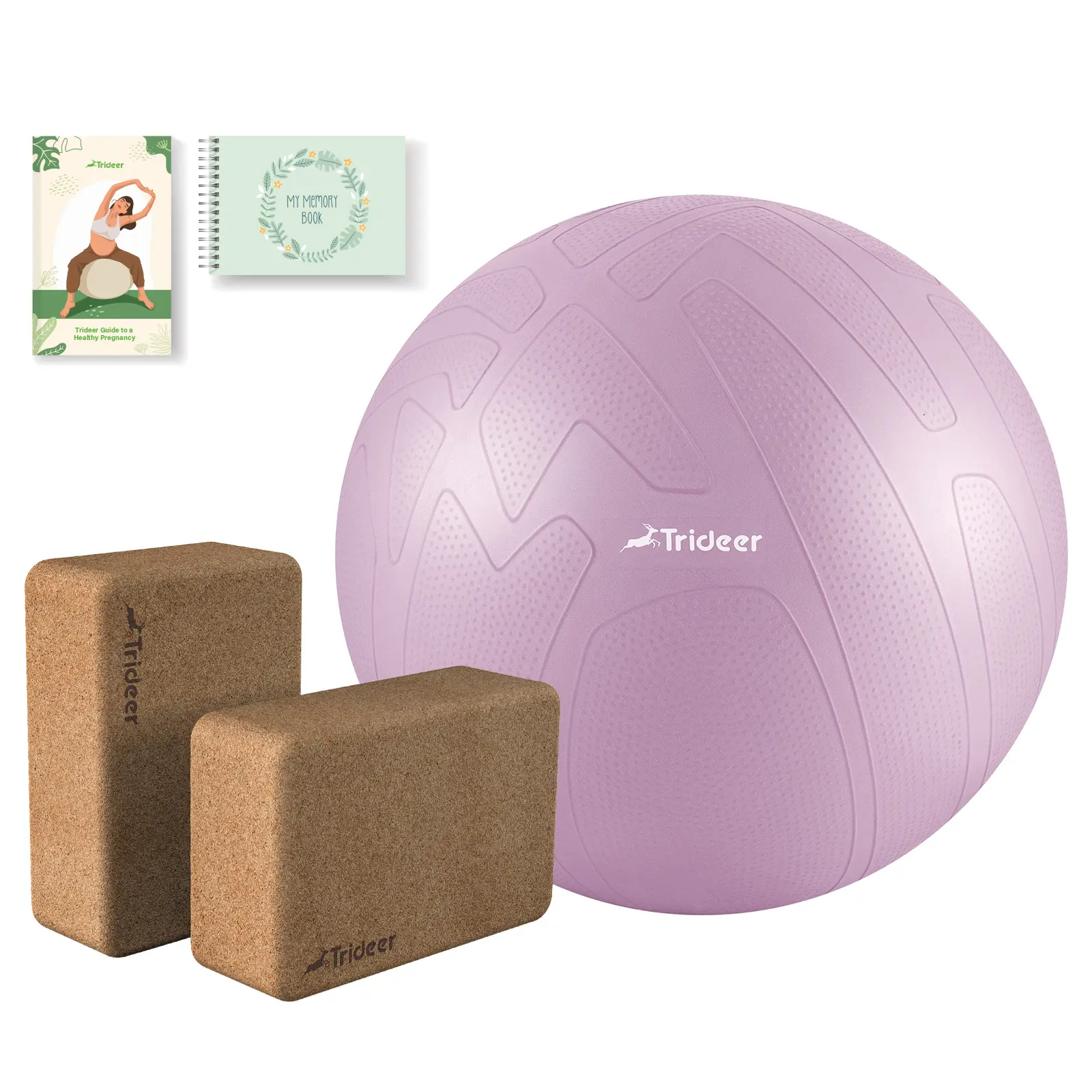 Lavender+Cork Yoga Blocks