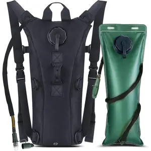 Hydration Pack Backpack with 3L Bladder, Tactical Water Bag for Hiking, Biking, Running, Walking and Climbing