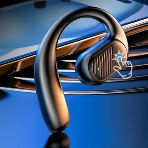 Single Ear Bluetooth-compatible Headphones Wireless Earbuds Right Ear Wireless Hanging Style, 5.4 Version Anti-Interference, High Fidelity Sound, Type-C Charging