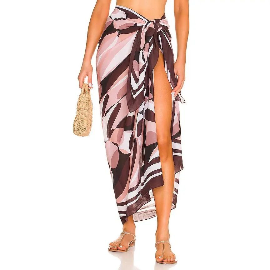 Seafolly Poolside Pareo Coverup in Sepia
