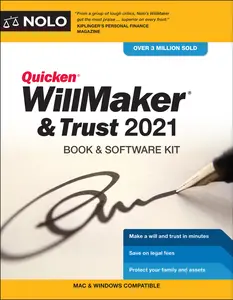 USED-Quicken Willmaker & Trust 2021: Book & Software Kit by Nolo, Editors Of (Paperback)