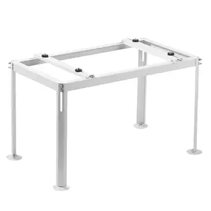 VEVOR Mini Split Ground Stand, Adjustable Anti-Vibration Mini Split Stand for 9000-36000 BTU Ductless Air Conditioner Heat Pump, Heavy Duty AC Base Bracket Floor Mount w/ 661LBS Max. Load Capacity