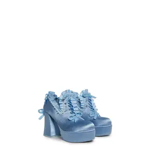Bisou Baby Platform Heels - Blue