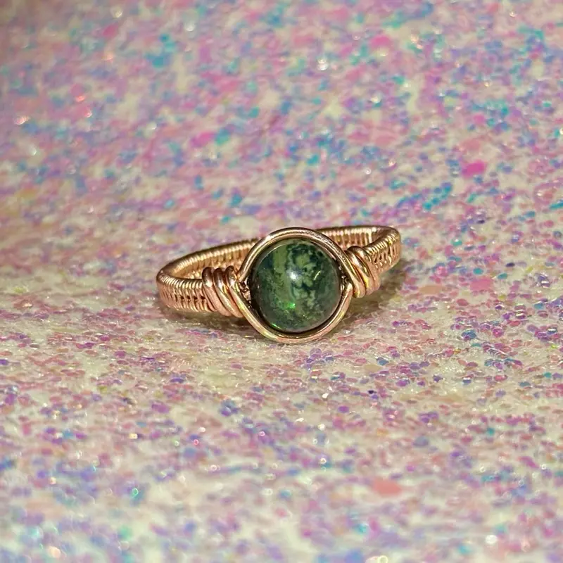 Copper and Kambaba Jasper Ring Copper and Kambaba Jasper Ring