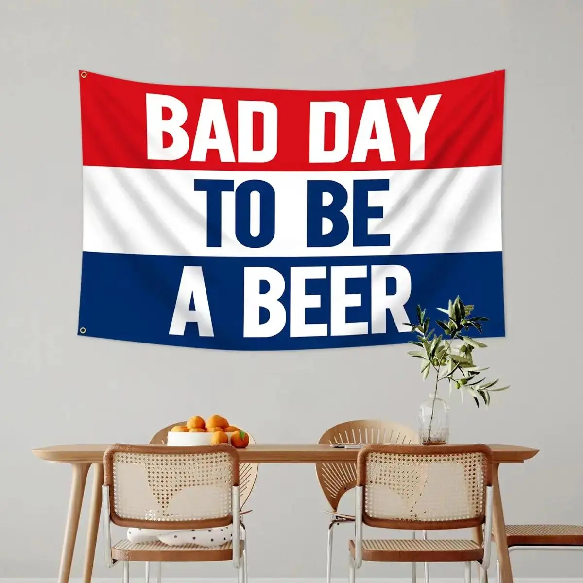 Bad Day To Be A Beer Flag, 1 Count Creative Colorful Flag, Party Decoration for Indoor & Outdoor, Outdoor Banners, Decorative Banner, Party Decorations Banners