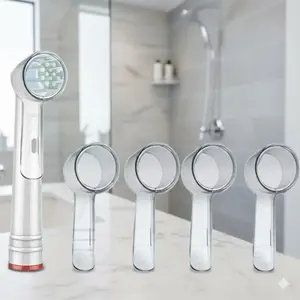 Oral B Electric Toothbrush Replacement Heads 4 Pack with Travel Case Compatible with IO Series and Other Models for Daily Teeth Cleaning and Oral Hygiene