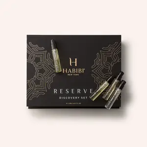 HABIBI NEW YORK Reserve Collection Fragrance Sample Set – 4 Mini Perfume Sprays (2mL Each) Luxury Niche Scents for Men & Women