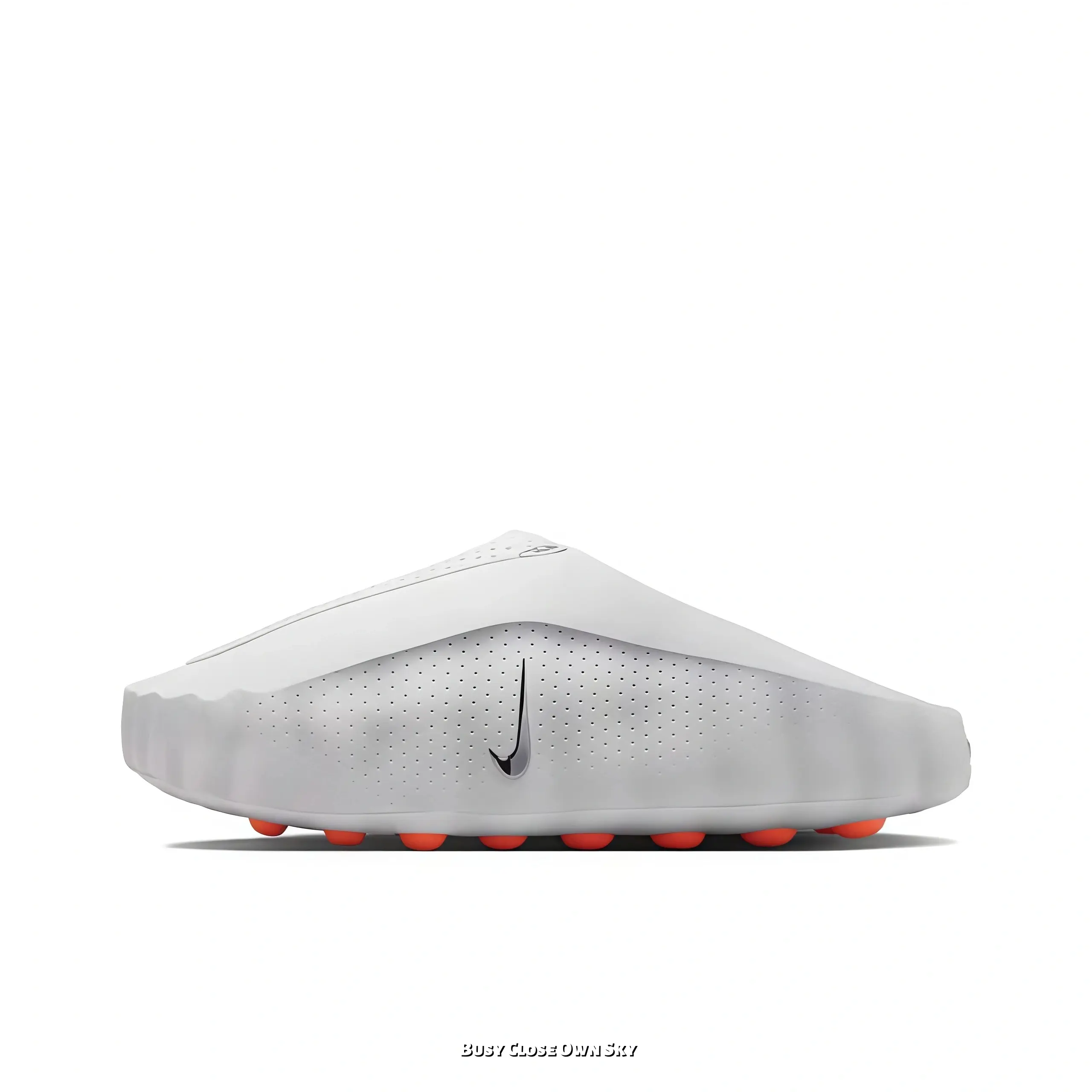 Light Gray Slip-On Mule Sports Slippers | Street Summer Vibe | Breathable Perforated Upper | Cushioned Sole | Non-Slip Particle Outsole | Men & Women Available | Multiple Sizes | Daily Casual | Pre-Training Footwear