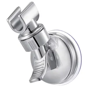 Adjustable Shower Head Holder, showerhead holder, Bathroom Suction Cup Handheld Shower Head Bracket, Removable Handheld Shower Head & Wall Mounted Suction Bracket, Home Goods