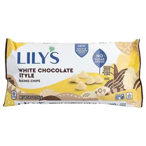 Lily's Sweets Baking Chips, White Chocolate Style, 9 oz (255 g)