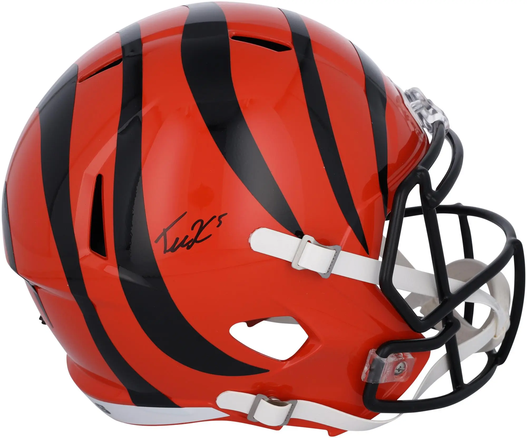 Tee Higgins Cincinnati Bengals Autographed Riddell Speed Replica Helmet - Fanatics Authentic Certified