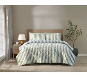 Brooklyn Loom Levi Stripe Full/Queen Quilt Set