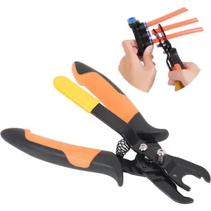 Push to Connect Fittings Disconnect Tool Air Line  for 3/8", 1/2" (10-12mm) Pneumatic Air Hose Quick Connect Fittings Quick Release Pliers