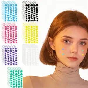 280/1400pcs 7 Color Acne Patches, Multi-Color Blemish Cover Stickers, Cute Star-Shaped Acne Patch, Thin Breathable Skin Care, Daily Skincare & Party Makeup