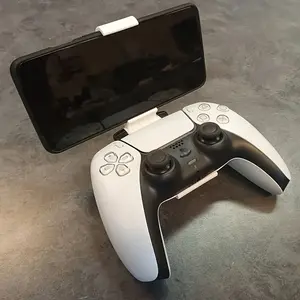 1pc Dual sense simple phone base, phone mounted on Playstation 5 dual sense controller, adjustable, self-assembly1 Game Console Accessories