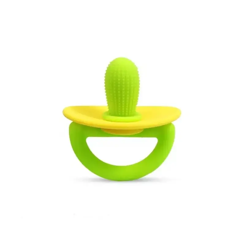 cactus Silicone Teether stick -BPA Free, Multi-Texture, Hand Held Teether for Infants, Cactus gum,Easy to Clean, baby teething toy teething pacifier sensory teether