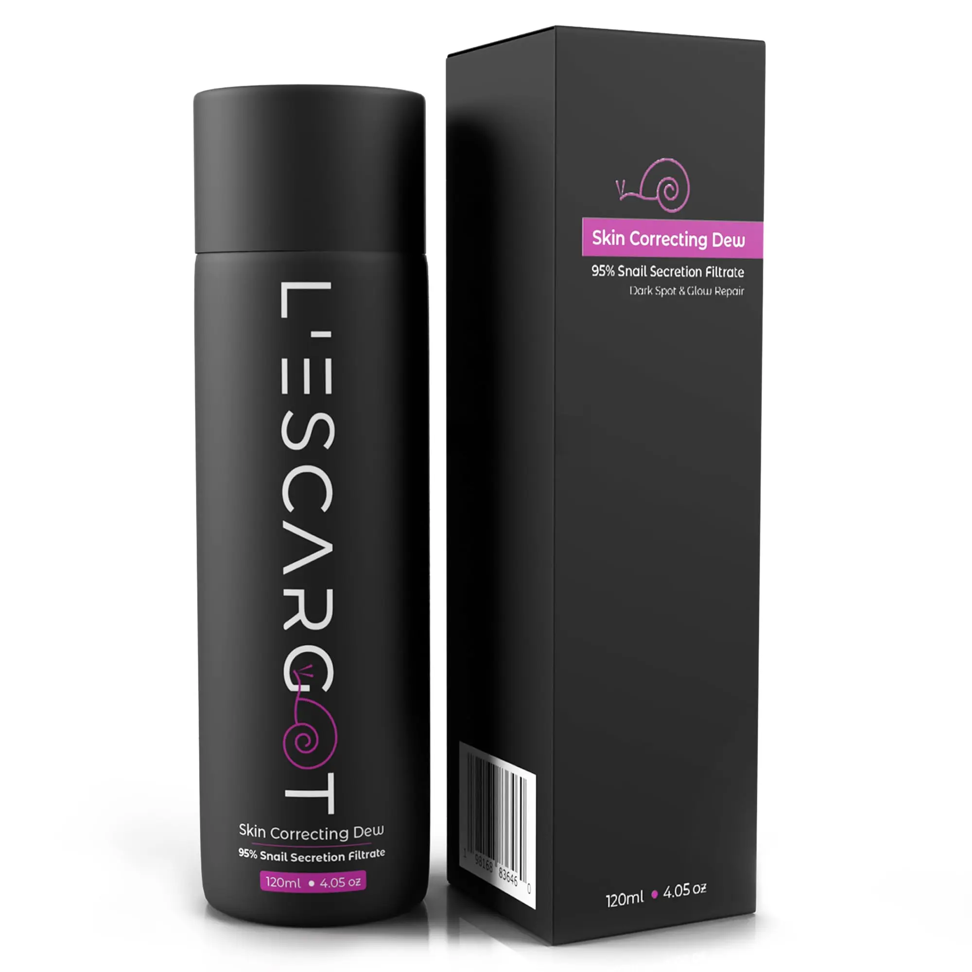 L'ESCARGOT Snail Mucin Face Toner 150g - 95% Snail Secretion Filtrate with Vitamin C, Hyaluronic Acid & Niacinamide for Skin Repair & Brightening - Acne Lightweight Skincare Facial Gentle