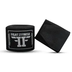 Black Hand Wrap FIGHT 2 FINISH