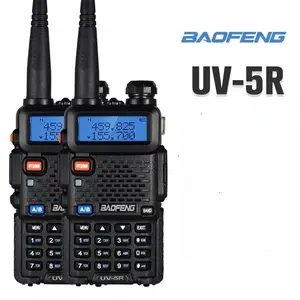 2PCS Baofeng UV-5R  Dual Band 5W Two Way Ham Radio Transceiver Portable Handheld Supports CHIRP Walkie Talkie Two Way Radios Wireless