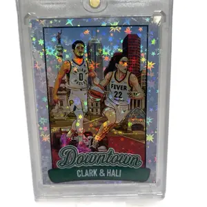 Caitlin Clark & Tyrese Haliburton Custom “Downtown” Card