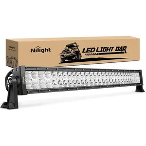 Nilight LED Light Bar 32 Inch 180W 12600LM Spot Flood Combo Driving Lamp Roof Bumper Off Road Lights LED Work Light Pods for Van Camper Wagon Car Pickup Golf Cart ATV UTV SUV dealsforyoudays