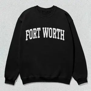 Fort Worth Sweatshirt Texas Collegiate Crewneck Sweater Unisex