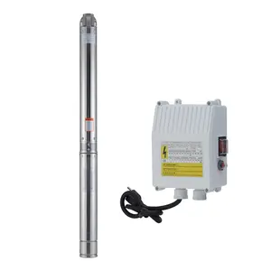 GARVEE Submersible Pump Deep Well Pump - Stainless Steel 2HP, 220V, 33GPM Flow, 400ft Head, and 33ft Cord.