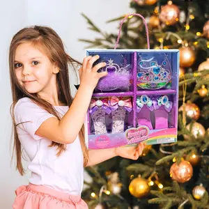 Princess Role-Playing Toy Set, Crystal Shoes Crown Accessories, Variety Pack for Creative Play, Perfect Gift for Kids