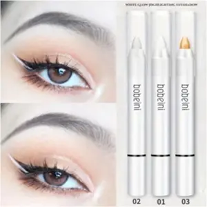 Waterproof Smudge-Proof High Shine Eyeliner Pencil, Pearl Fine Glitter Ultra Pigmented, Smooth Application All-Day Wear, Beginner Friendly