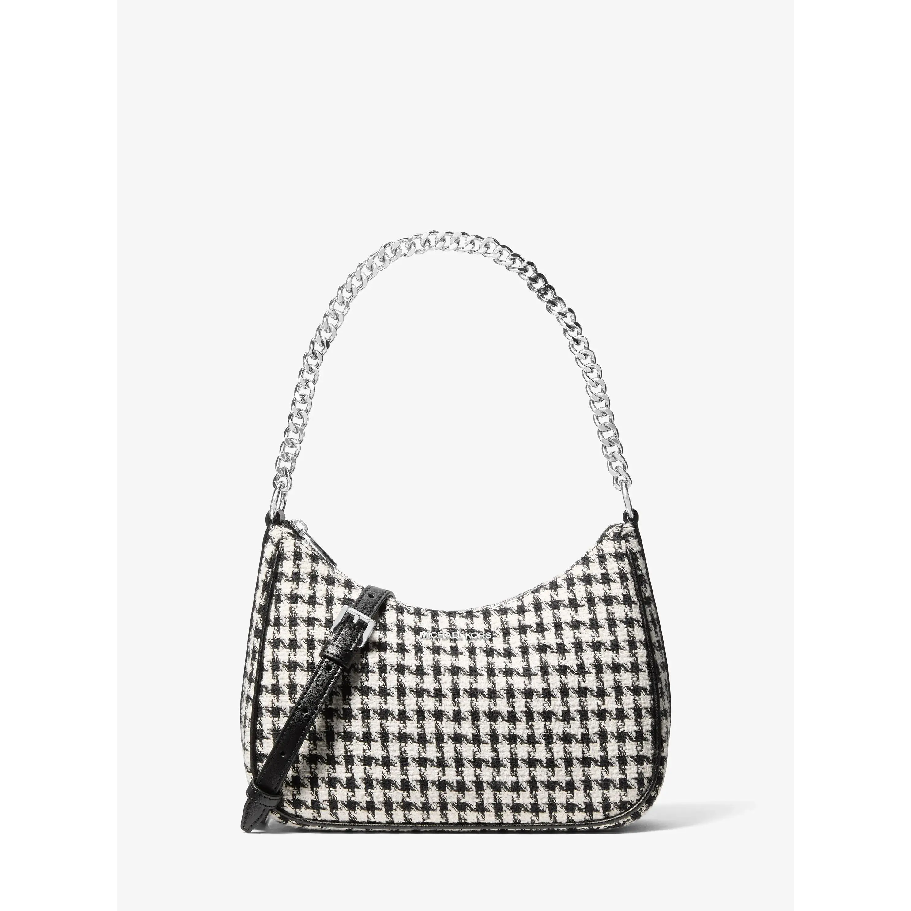 Jet Set Travel Houndstooth Woven Convertible Pochette