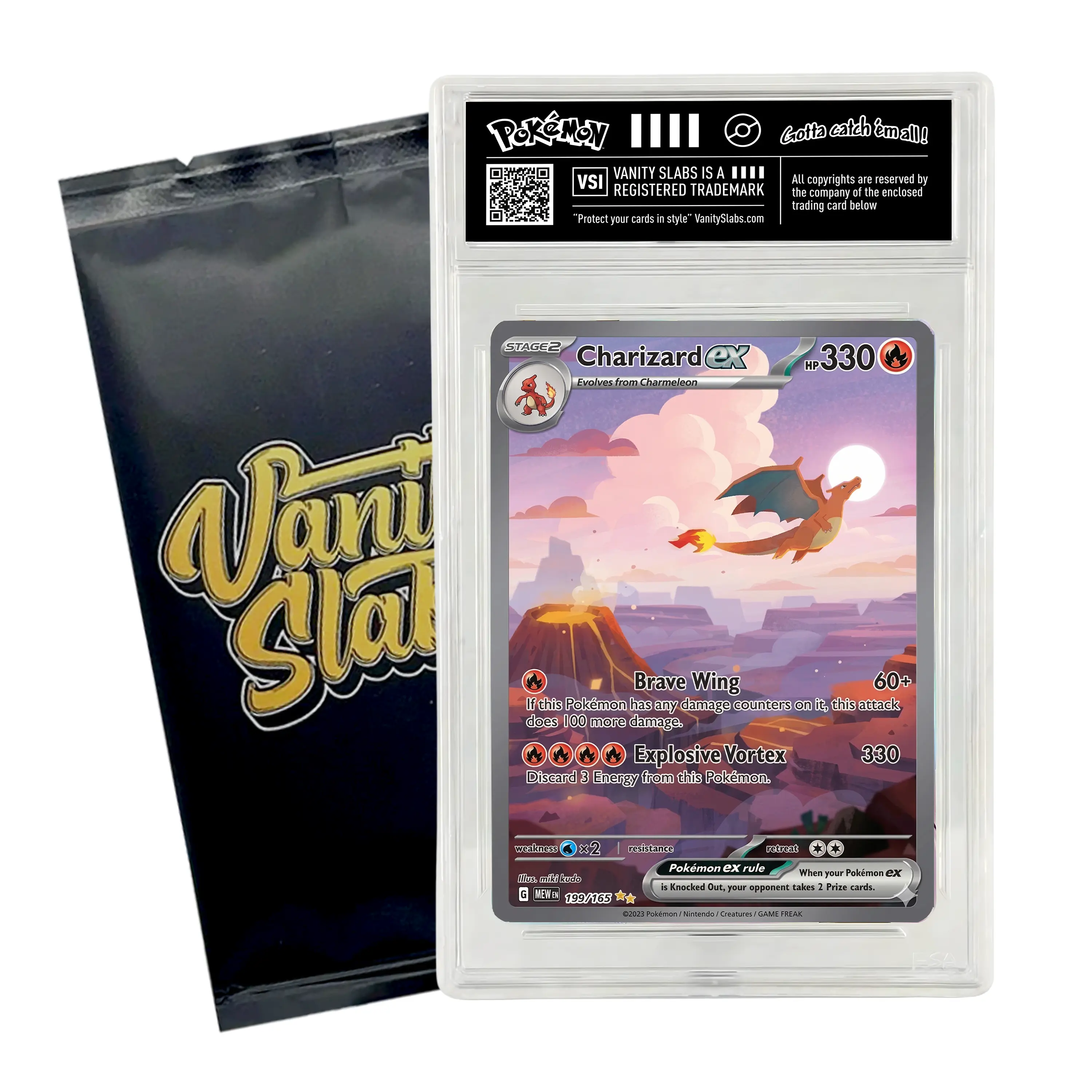 Pokémon Mystery Slab | VSTAR, VMAX, V or EX Card