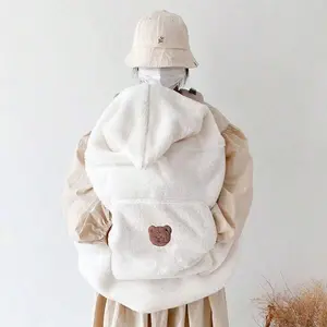 Baby Stroller Windshield Cover Blanket, Super Soft Warm Baby Carrier Wrap, Thickened Outdoor Use, Embroidered Winter Blanket Gift