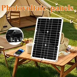 20W Bendable Solar Panel Portable Charger with USB Port For Outdoor, Camping, RV, Boat, Car Charger