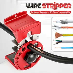 Manual Wire Stripping Tool, Handheld Cable Stripper, Compact Design, Adjustable Hole, Suitable for All Wires, Ideal for Scrap Copper Wires