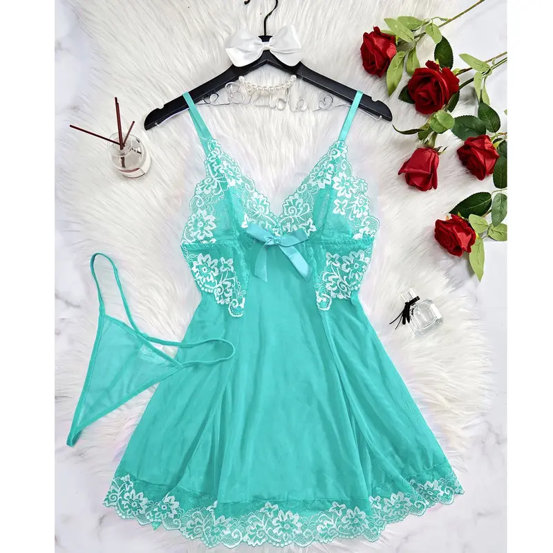 embroidered nightgown - TikTok Shop
