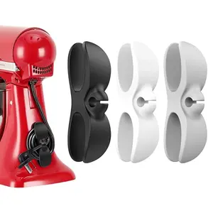 3pcs Random Color Kitchen Wire Organizer, Multifunctional Cable Management Tool For Coffee Maker, Mixer, Pressure Cooker, Toaster, Bread Maker