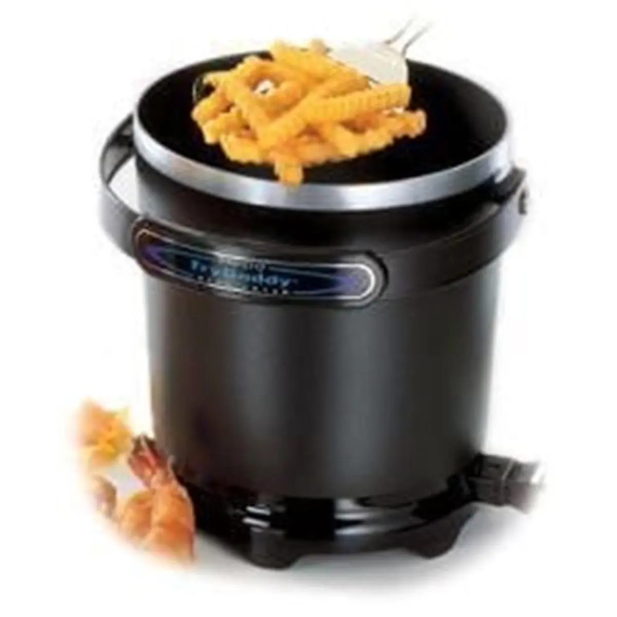 212 MAIN Electric Deep Fryer Pot - Family-Size Household Kitchen Appliance with Auto Temperature Control, 4-Cup Capacity, Snap-On Lid
