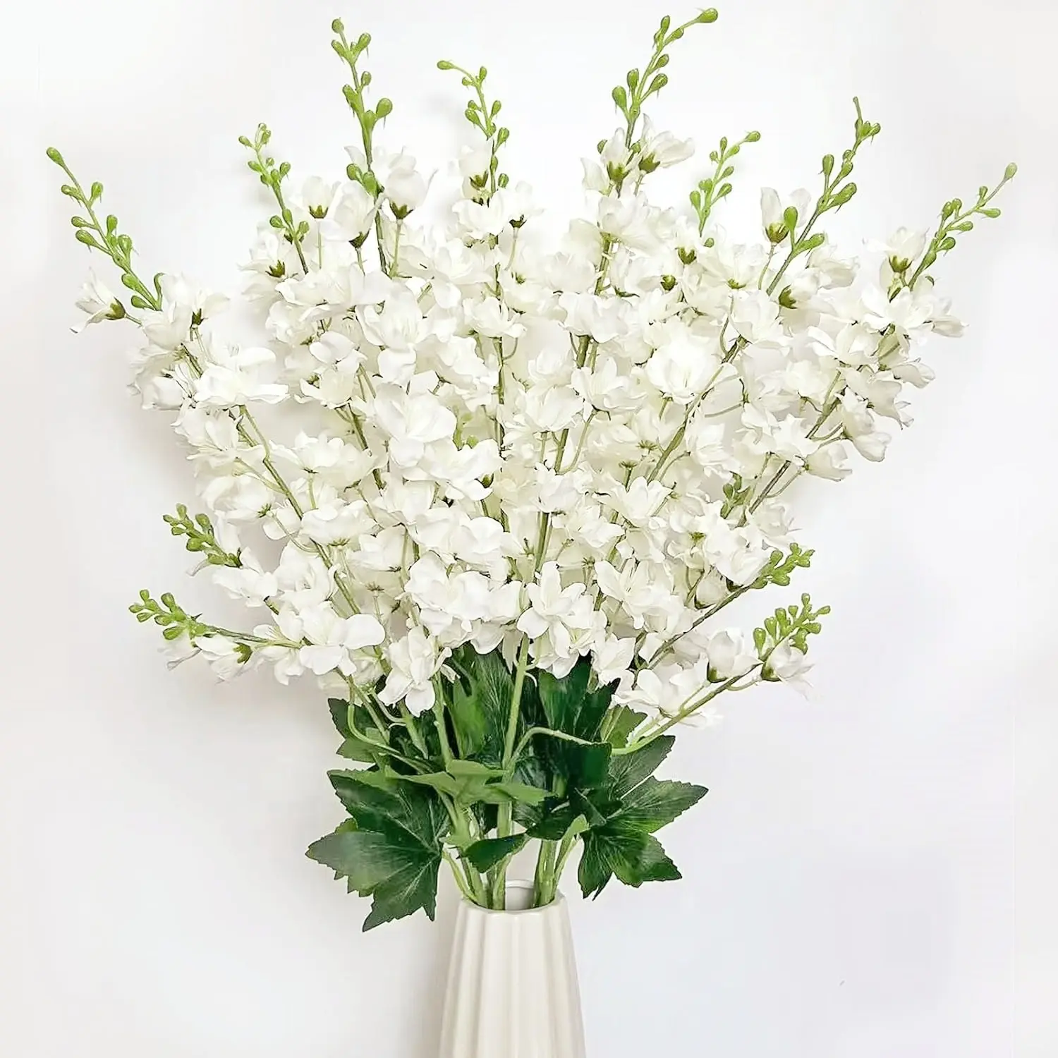 8-Piece Artificial Hyacinth and Bleeding Heart Flower Bouquets, Ideal for Home Garden Wedding Decor, Indoor Outdoor Use, Artificial Flower Decorations, Artificial Flowers