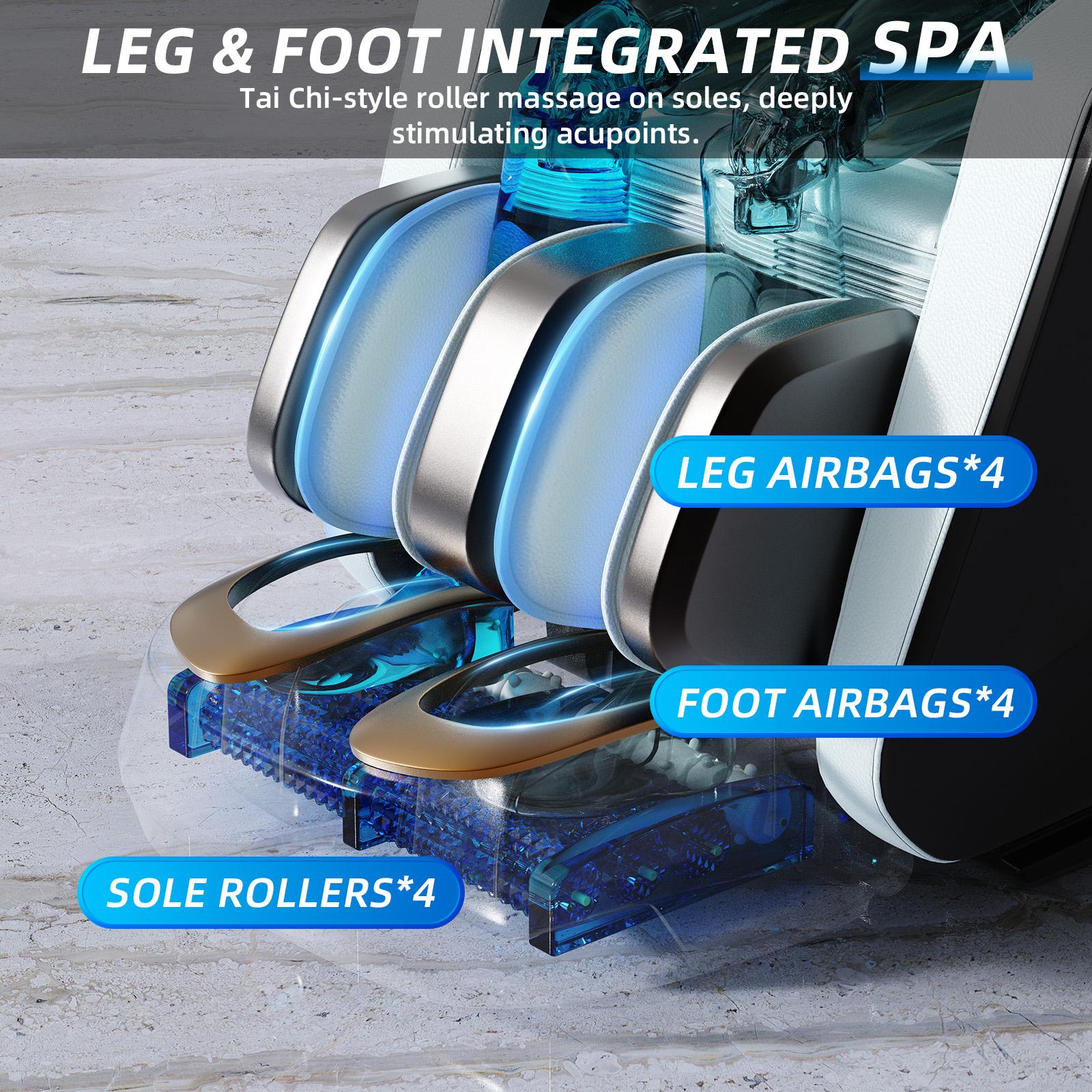 4D Full Body Massage Chair, Zero Gravity SL-Type Rail Shiatsu Massage Chair, with core heating function, body scanning function, deep yoga stretching, airbags, heating function, foot rollers, and high-end touchscreen. Bluetooth Gift 4D Full Body Massage Chair, Zero Gravity SL-Type Rail Shiatsu Massage Chair, with core heating function, body scanning function, deep yoga stretching, airbags, heating function, foot rollers, and high-end touchscreen. Bluetooth Gift