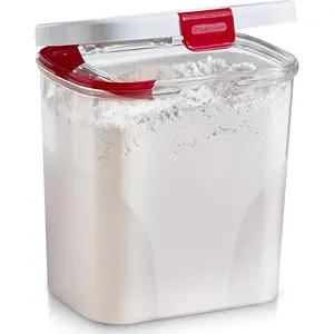 Flour Keeper – Airtight Storage Container for Flour, Sugar & Dry Goods, 5 lb Capacity, BPA-Free, Easy Pour Design
