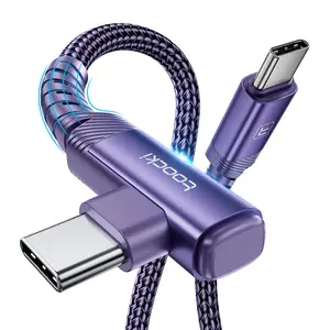 Toocki 60W USB-C to USB-C Fast Charging Cable 2-Pack 10FT Nylon Braided Compatible with iPhone 16/15 Pro Max, Samsung S24/S23, iPad Pro