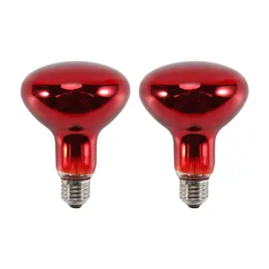 2 Pack 100W Reptile Heater Bulbs, Amphibian Infrared Sunning Bulbs, Reptile Heater Bulbs ForTurtles, Lizards and More.