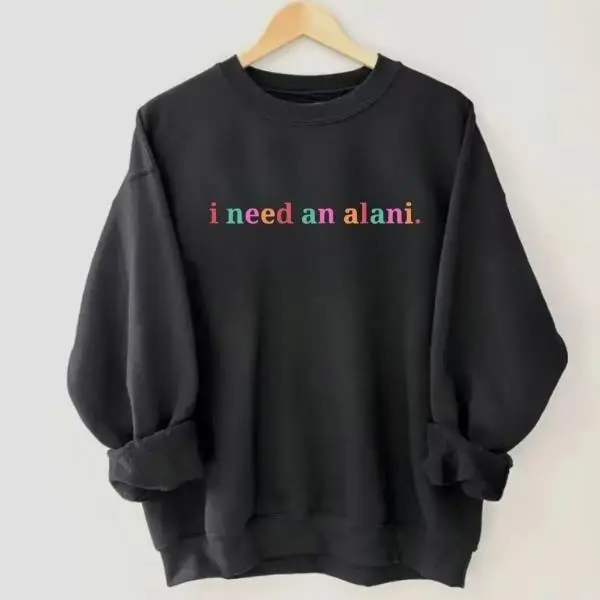 Women's Comfy Crew Neck Sweatshirt, Graphic Print Pullover Top with Funny Message, Cozy Soft Fabric, Novelty Gift, Round Neck, Tops