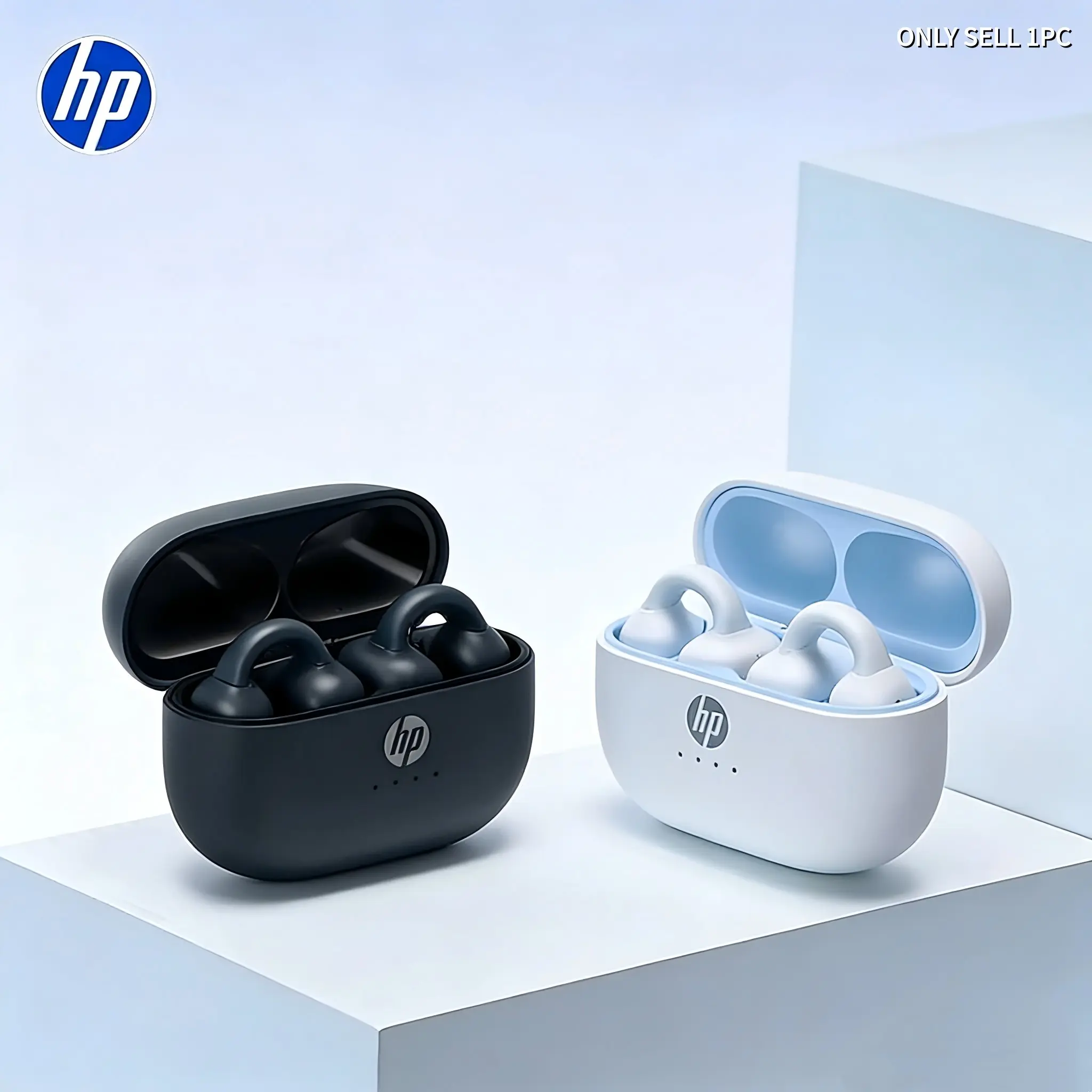 Hp Wireless In-Ear Earbuds, Headphone, Stable Comfort, HD Sound, Ultra Long Battery Life, LED Display, Suitable for Daily Use/learning/sports, Hp Waterproof Sport Earbuds