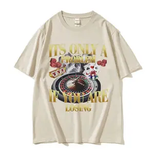 Kyn Apparel  T Shirt Men's Vintage High Quality Fashion Women T-shirts Casual Cotton Oversized T-shirt