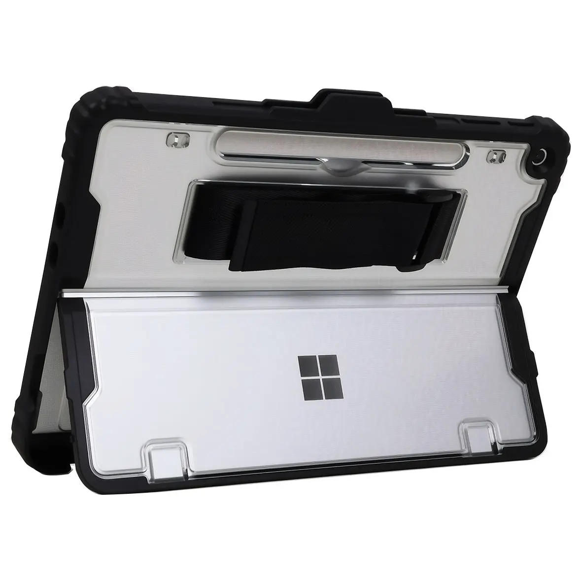Surface Pro12 transparent bottom case with black e